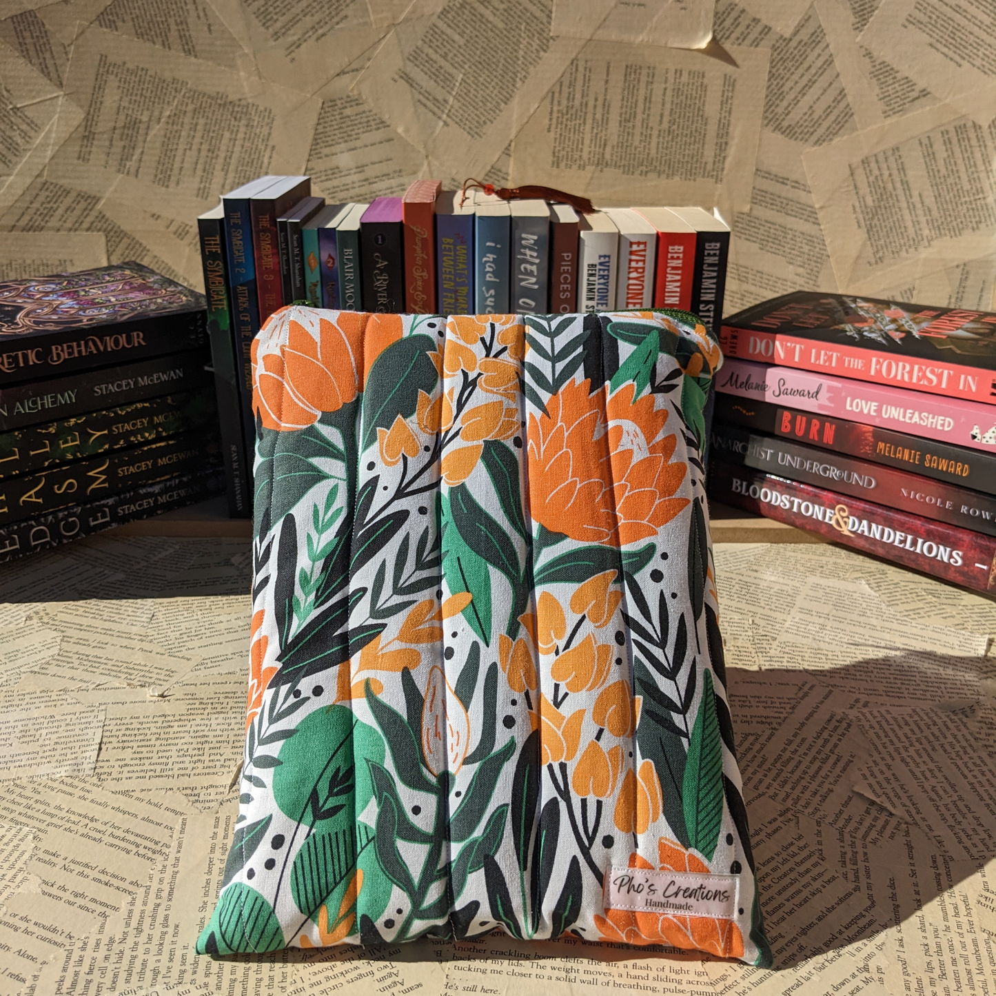 Basic Quilted Book Sleeves (with Zipper)