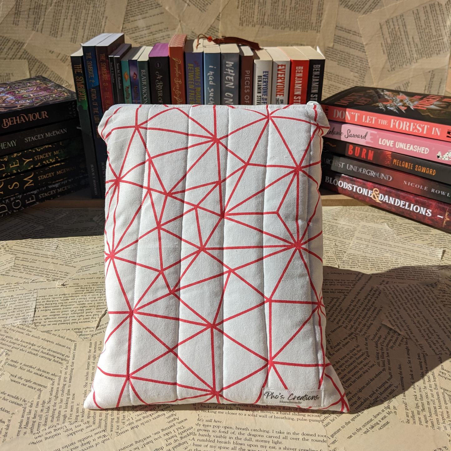 Basic Quilted Book Sleeves (with Zipper)