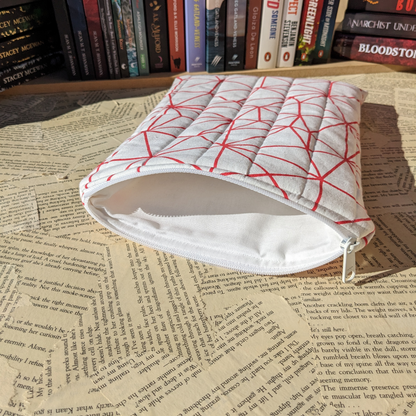 Basic Quilted Book Sleeves (with Zipper)