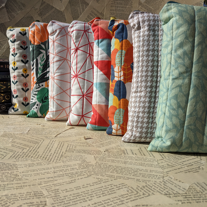 Basic Quilted Book Sleeves (with Zipper)