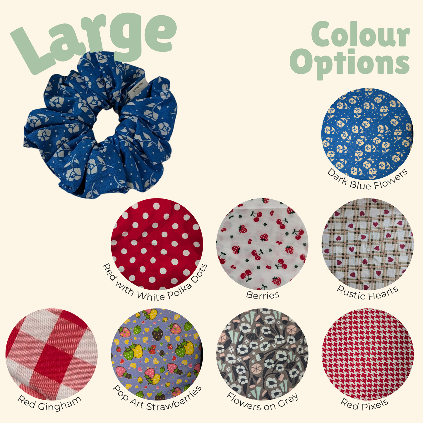 Large Scrunchies