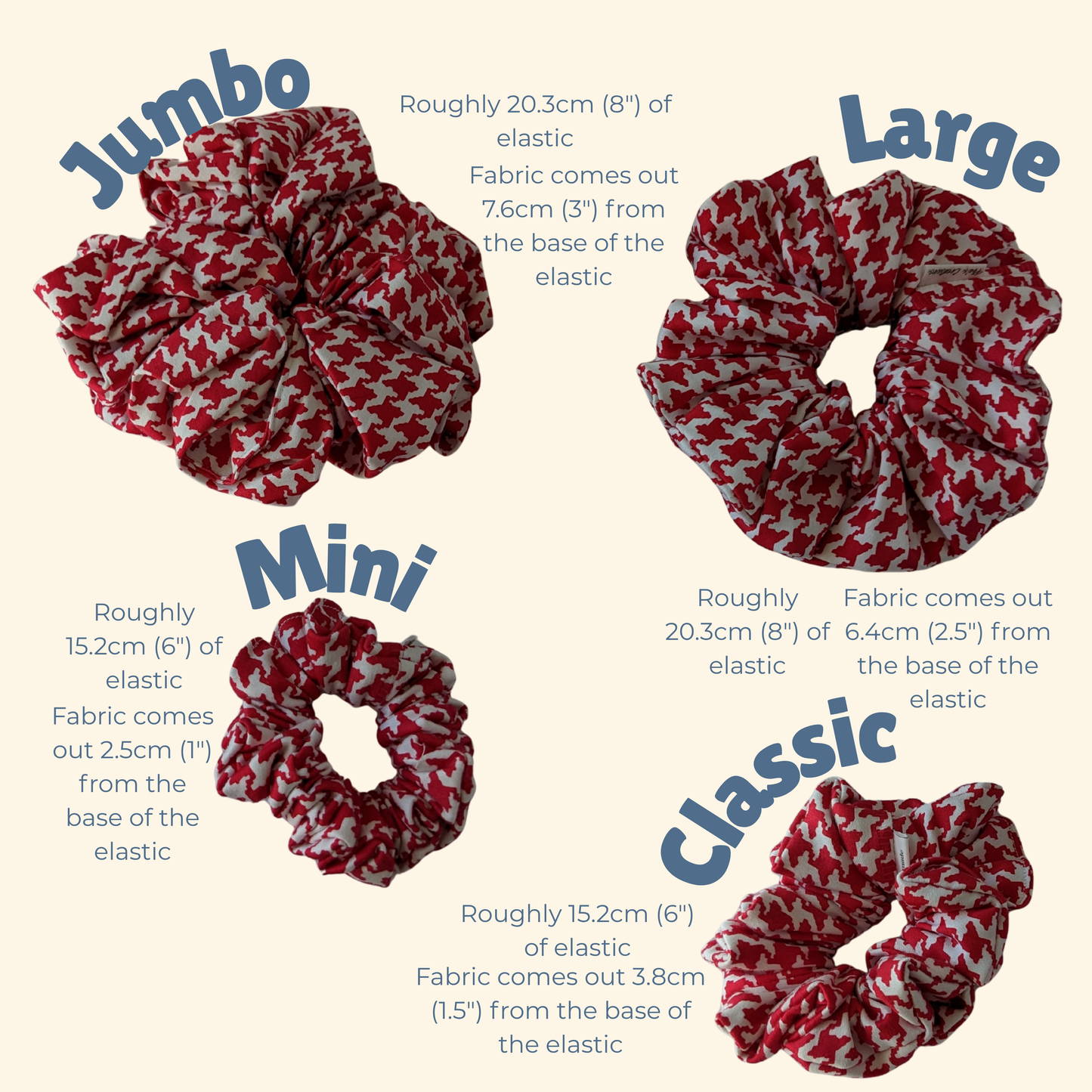 Large Scrunchies